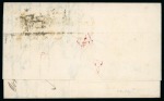 Stamp of Guatemala » Incoming Mail Great Britain. 1875 (Jul 5). Entire from London to Guatemala, with 1873-80 1s pl.11 tied by London "95" duplex