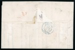 Stamp of Costa Rica » Incoming Mail France. 1873 (Dec 6). Lettersheet from Le Havre to San Jose, with two 1872 10c and a 1873 80c