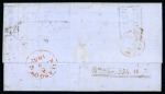 Great Britain. 1852 (Apr 7). Entire from Glasgow to Tenerife, Canary Islands