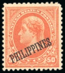 1899-1906, balance group of 68 mint stamps