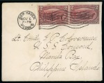 1898 (Nov 6). Inbound cover addressed to the USS "Concord"