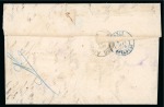 France. 1876 (May 30). Lettersheet from Le Havre to Buenos Aires, with 1871 25c type III strip of four