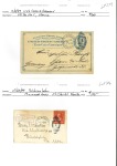 1898 (Aug)-1899 (Sept). Balance group of 14 covers/cards, incoming and outgoing mail