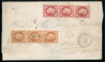 Stamp of Argentina 1867-70, Trio of covers with French frankings sent from Buenos Aires