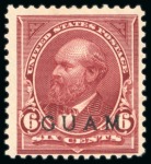 Stamp of United States » U.S. Possessions » Guam 1899 6c lake from the 1900 Special Printing, original gum