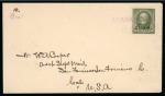 1900 (Oct) Envelope from Agana to California, with 1899 15c tied by straight-line "AGANA, GUAM" and datestamp
