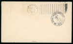 Stamp of United States » U.S. Possessions » Guam 1899 (Dec 13). Envelope from San Luis D'Apra to Pennsylvania, with 1899 1c, 2c and 5c, tied by blue rubber straight-lines and cork killers
