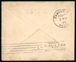 Stamp of United States » U.S. Possessions » Guam 1899-1900, Group of three covers incl. 1899 (Oct 11) envelope with 2c tied by "Agana, isle of Guam" two-line ds