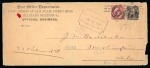 1900 (Jan 12). Legal size penalty cover from San Juan to Washington, bearing 1899 2c & 8c