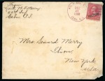 1899 (Dec 21). Soldier’s cover from Cebu, 2c regular issue tied by Cebu Military Station duplex 