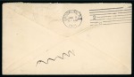 Cover endorsed "U.S.S. Newark" to New York, Mil Sta. 1