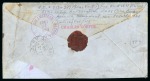 Registered 2c stationery envelope (Scott U18) from Manila to Pennsylvania, uprated with 1899 1c, 2c, 3c, 5c & 10c type I, and 1901 8c