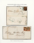 Stamp of Great Britain » Collections 1841 used selection of blue cancels including 1d. red