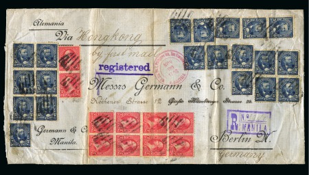 Stamp of United States » U.S. Possessions » Philippines » U.S. Administration - Regular Issues 1898 (Nov 29) the largest use of forerunners 2c and 5c on cover