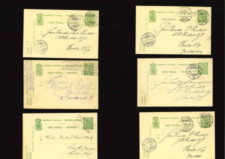 Stamp of Large Lots and Collections Luxembourg: 1874-1997 Lot of 250+ postal stationery mint & used,