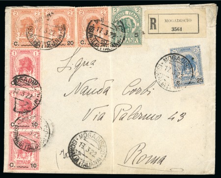 Stamp of Large Lots and Collections Italian Eritrea: 1903-41 Accumulation of nearly 70 items