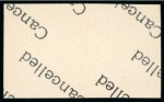 210m. booklet: 15m ultramarine, horizontal tête-bêche pair, imperforate showing Royal "cancelled" on reverse