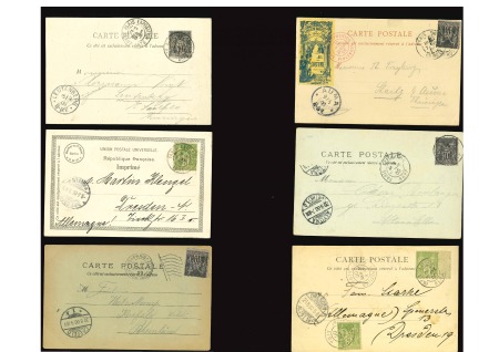 Stamp of Olympics » 1900 Paris 1900 Paris group of 10 cards with Exposition cancels