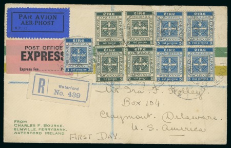 Stamp of Ireland » 1950-Date Commemoratives 1932 (12.5) Eucharistic Congress set in blocks of four