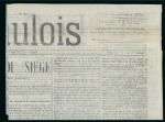 1870, 14 novembre, Journal grand format "Le Gaulois"