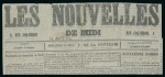 1870, 31 décembre, L'exemplaire du Journal "Les Nouvelles