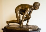 Statues: 1902 An American Bronze Study of an Athlete, entitled "THE SPRINTER", cast from a model by Dr. Robert Tait McKenzie
