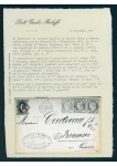 1874 (Jan 11). Entire from Buenos Aires to Branne, France, with 1867-68 10c and France 40c and 80c pair