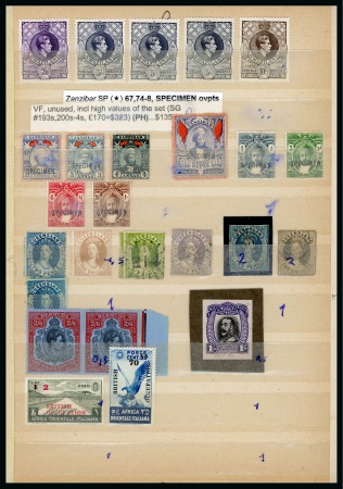 Stamp of Large Lots and Collections British Empire: 1852-1994 British Commonwealth lot in medium size stockbook with medium better sets and values