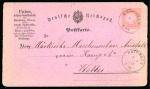 Germany: 1872-1943 Lot Postal Stationery cards, letters, lettercards, etc., mostly German Empire and areas