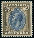 Stamp of Cyprus » King George V Issues 1928 50th anniversary of British rule, complete set