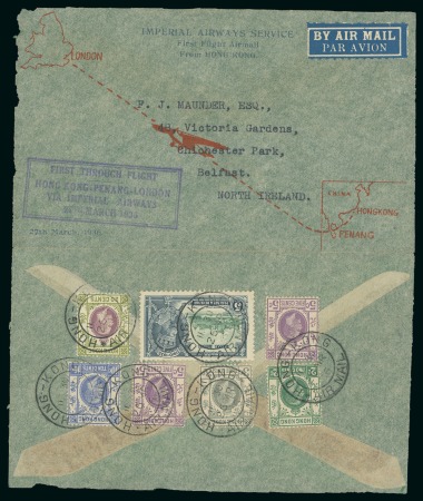 Stamp of Ireland » Airmails 1934-1959 HONG KONG & MALAYSIA: Airmail Services from
