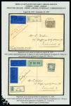 1925-1928 EUROPE: Airmail Services to and from Ireland,