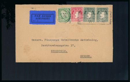 1933-35 AUSTRIA: Irish Acceptance for Airmail Service