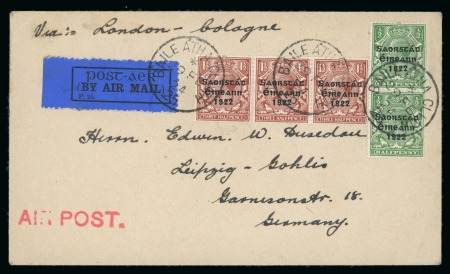Stamp of Ireland » Airmails 1924 GERMANY: Irish Acceptance for Early Airmail Services