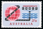 1963 Compac 2s3d with variety dark blue and black omitted and misperforated, mint