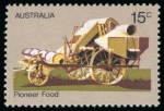 Stamp of Australia » Commonwealth of Australia 1972 Pioneer Food 15c mint n.h. with variety black omitted