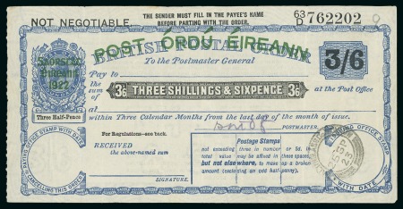 Stamp of Large Lots and Collections IRELAND - POSTAL ORDERS: 1923-69 Large accumulation