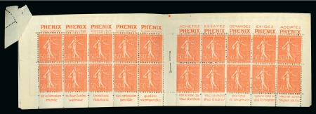 Carnet Ancien France n°199-C 31 - 20 timbres semeuse - Neuf** cote 230 Euros
