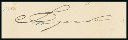 1855 Entire letter from DOM PEDRO to Rome, with his signature