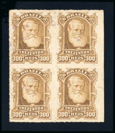 Stamp of Brazil Brazil: 1866-79 Dom Pedro choice assembly comprising 88 stamps