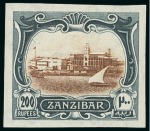 Stamp of Large Lots and Collections Zanzibar: 1895-1964, Mint & used collection in a stockbook and an album of stationery/covers