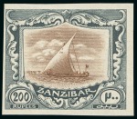 Stamp of Large Lots and Collections Zanzibar: 1895-1964, Mint & used collection in a stockbook and an album of stationery/covers