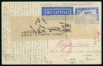 Stamp of Large Lots and Collections Zeppelin: 1909-1939 Group of about 30 items
