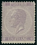 BELGIUM: 1865-1918, Collection of mint, used and postal history with 2 Lindner hingeless albums worth of material crammed into one album
