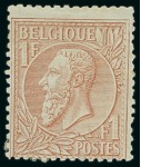 BELGIUM: 1865-1918, Collection of mint, used and postal history with 2 Lindner hingeless albums worth of material crammed into one album