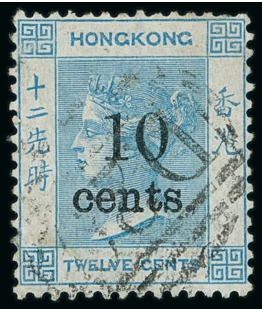Stamp of Hong Kong » British Post Offices in China 1880 10c on 12c blue and 1882-96 10c dull mauve with "D29" numerals of Hankow
