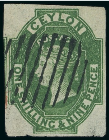 Stamp of Large Lots and Collections Ceylon: 1857-66, Attractive selection of 57 mint & used Chalon Heads