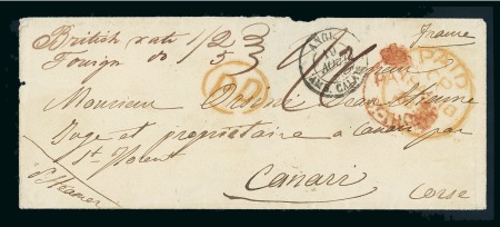 Stamp of Large Lots and Collections Danish West Indies: 1788-1866, Postal history incl. 1863 cover with "ST.THOMAS EXPRESS OFFICE", etc.