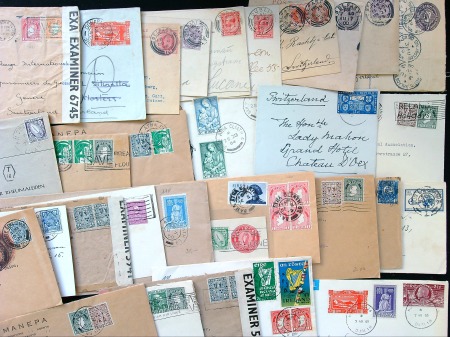 Stamp of Ireland » Collections 1922-68 Group of 43 covers all addressed to Switzerland