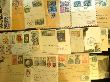 Stamp of Large Lots and Collections Europe: 1860-1976 Accumulation of about 130 covers